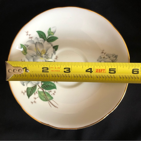 Vintage Royal Kent Camellia Bone China Tea Cup and Saucer Staffordshire England - Picture 13 of 15